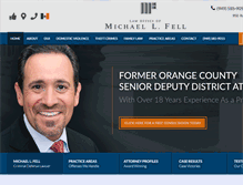 Tablet Screenshot of mfellattorneyatlaw.com